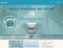 Tablet Screenshot of halax.fi